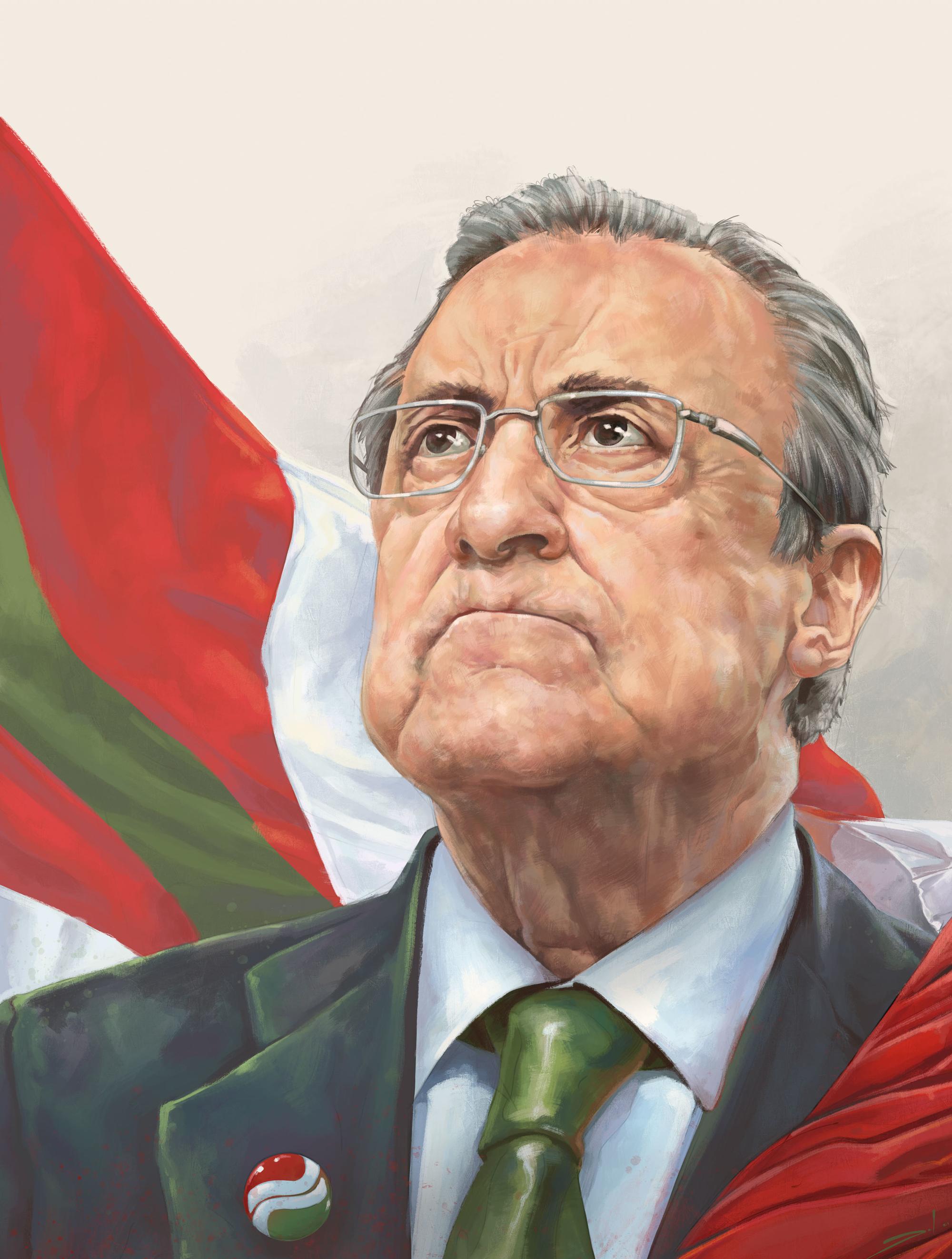 ilustración Florentino Pérez pol serra